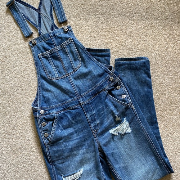 American Eagle Outfitters Denim - Never Worn American Eagle Tomgirl Overalls